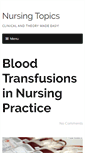 Mobile Screenshot of nursingtopics.com